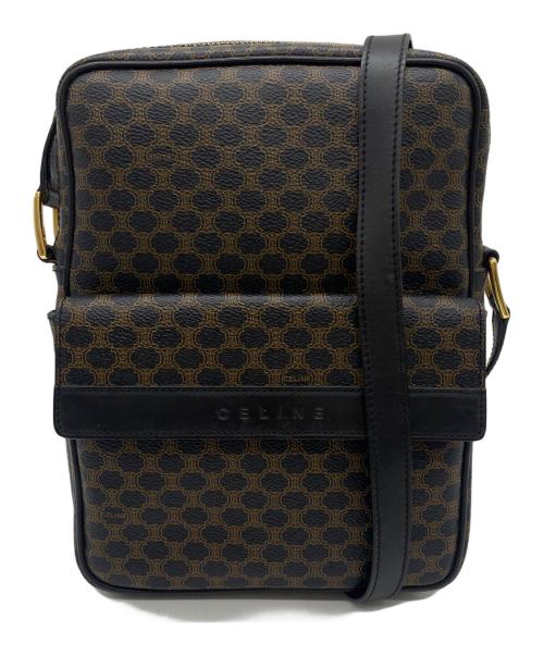 CELINE（セリーヌ）CELINE (セリーヌ) ショルダーバッグ ブラウン×ブラックの古着・服飾アイテム