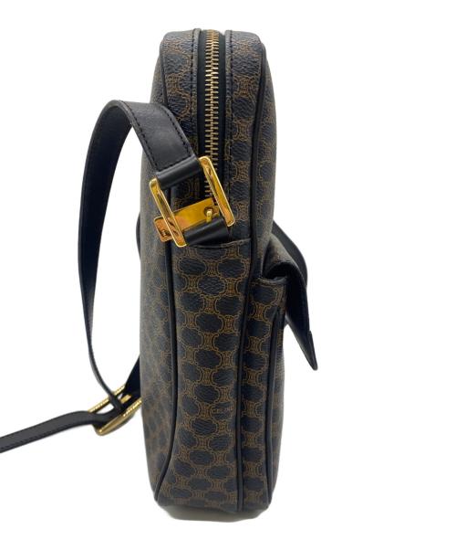 CELINE（セリーヌ）CELINE (セリーヌ) ショルダーバッグ ブラウン×ブラックの古着・服飾アイテム