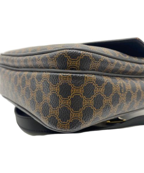 CELINE（セリーヌ）CELINE (セリーヌ) ショルダーバッグ ブラウン×ブラックの古着・服飾アイテム