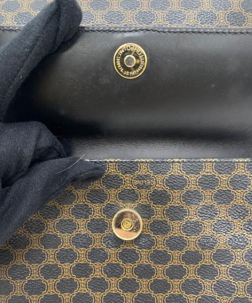 CELINE（セリーヌ）CELINE (セリーヌ) ショルダーバッグ ブラウン×ブラックの古着・服飾アイテム