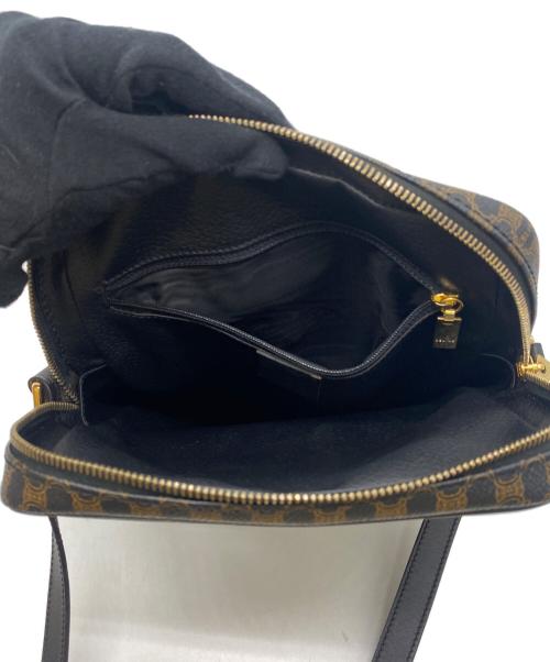 CELINE（セリーヌ）CELINE (セリーヌ) ショルダーバッグ ブラウン×ブラックの古着・服飾アイテム