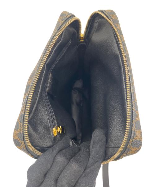 CELINE（セリーヌ）CELINE (セリーヌ) ショルダーバッグ ブラウン×ブラックの古着・服飾アイテム