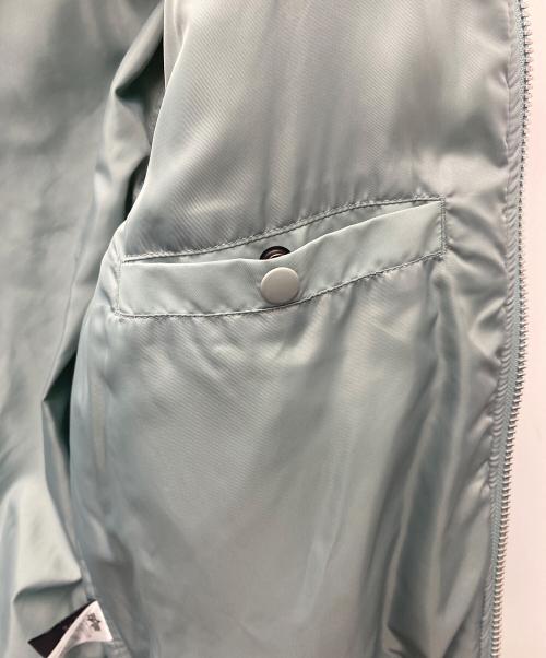 ALPHA（アルファ）ALPHA (アルファ) ミリタリージャケット スカイブルー×グレー サイズ:Lの古着・服飾アイテム