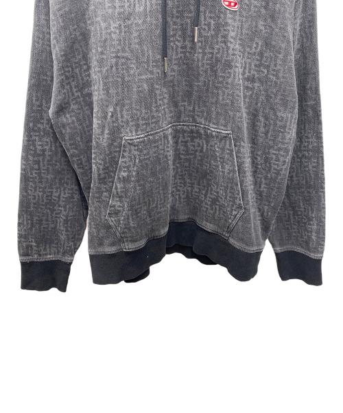 DIESEL（ディーゼル）DIESEL (ディーゼル) プルオーバーパーカー グレー サイズ:Ｍの古着・服飾アイテム