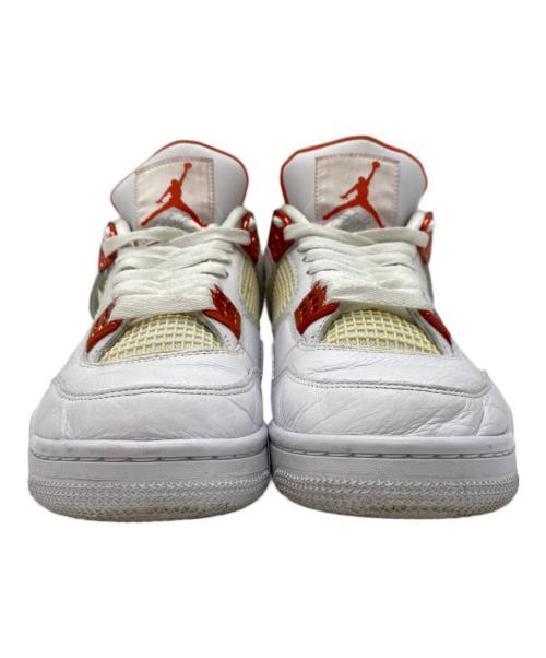 NIKE（ナイキ）NIKE (ナイキ) ハイカットスニーカー ホワイト×オレンジ サイズ:26.5の古着・服飾アイテム