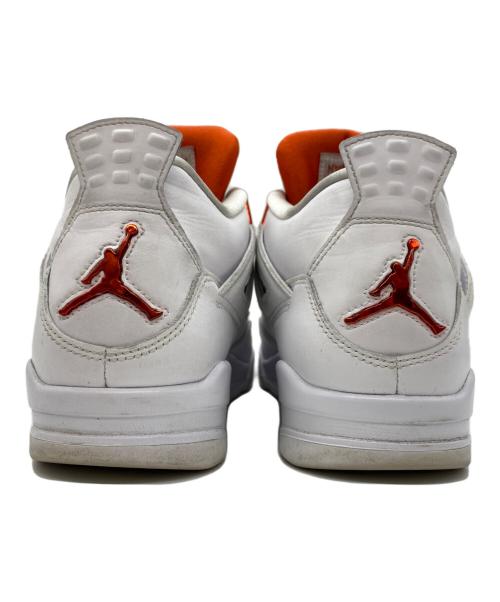 NIKE（ナイキ）NIKE (ナイキ) ハイカットスニーカー ホワイト×オレンジ サイズ:26.5の古着・服飾アイテム