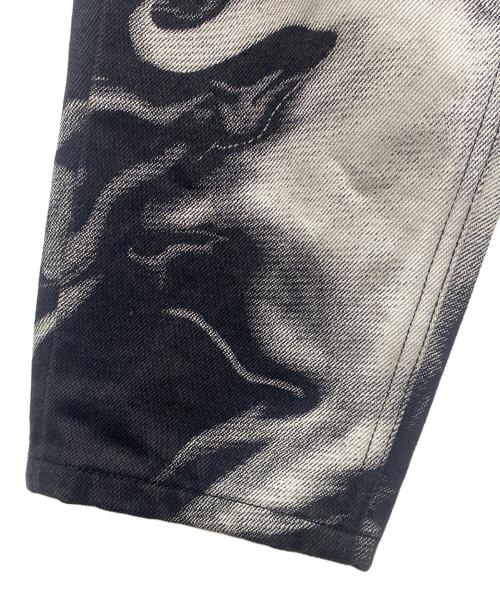 ALEXANDER WANG（アレキサンダー・ワン）ALEXANDER WANG (アレキサンダー・ワン) デニムパンツ ブラック×ホワイト サイズ:Ｍの古着・服飾アイテム