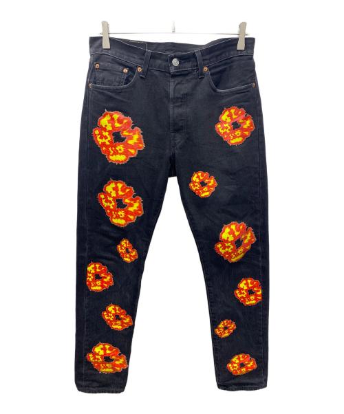 LEVI'S（リーバイス）LEVI'S (リーバイス) Denim Tears (デニムティアーズ) デニムパンツ ブラック サイズ:W30L32の古着・服飾アイテム