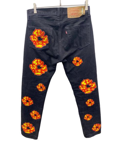 LEVI'S（リーバイス）LEVI'S (リーバイス) Denim Tears (デニムティアーズ) デニムパンツ ブラック サイズ:W30L32の古着・服飾アイテム