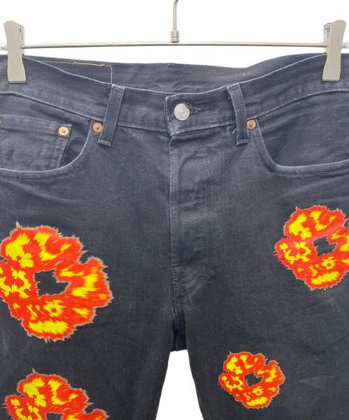 LEVI'S（リーバイス）LEVI'S (リーバイス) Denim Tears (デニムティアーズ) デニムパンツ ブラック サイズ:W30L32の古着・服飾アイテム