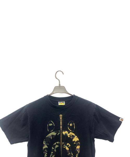 A BATHING APE（アベイシングエイプ）A BATHING APE (アベイシングエイプ) 半袖Tシャツ ブラック×ゴールド サイズ:Ｍの古着・服飾アイテム