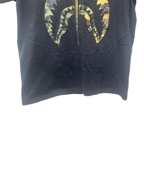 A BATHING APE（アベイシングエイプ）A BATHING APE (アベイシングエイプ) 半袖Tシャツ ブラック×ゴールド サイズ:Ｍの古着・服飾アイテム