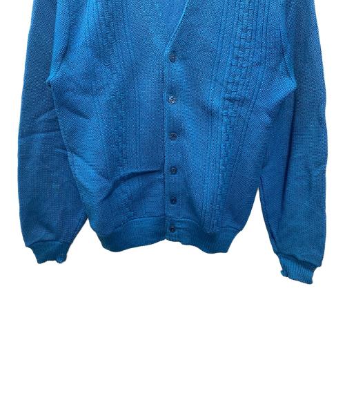 arena（アリーナ）arena (アリーナ) 薄手カーディガン ブルー サイズ:Ｍの古着・服飾アイテム