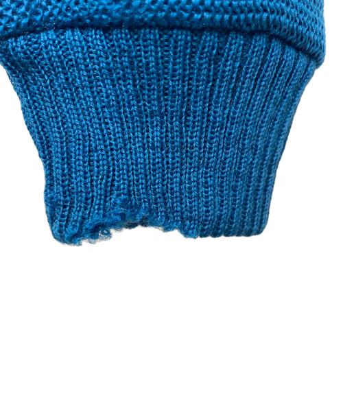 arena（アリーナ）arena (アリーナ) 薄手カーディガン ブルー サイズ:Ｍの古着・服飾アイテム