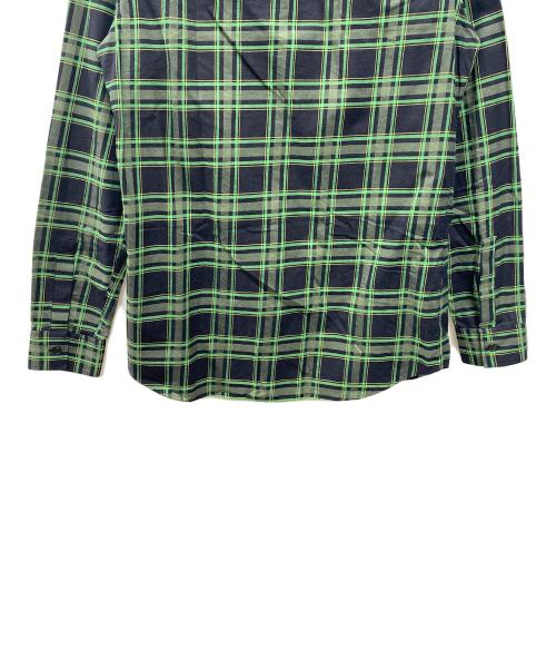 GIVENCHY（ジバンシィ）GIVENCHY (ジバンシィ) 長袖シャツ グリーン×ブラック サイズ:39の古着・服飾アイテム