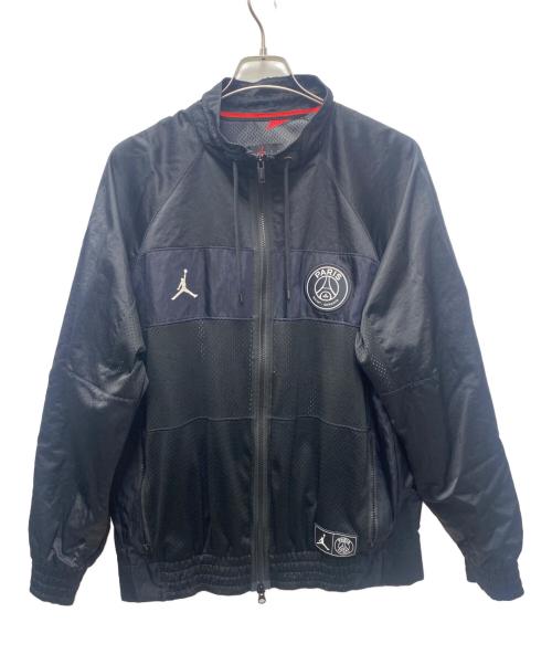 JORDAN（ジョーダン）JORDAN (ジョーダン) PARIS SAINT-GERMAIN (パリサンジェルマン) ナイロンジャケット ブラック サイズ:Ｓの古着・服飾アイテム