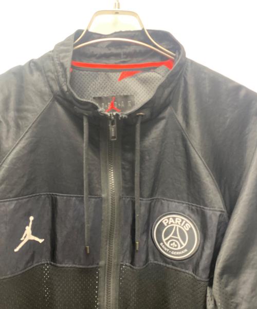 JORDAN（ジョーダン）JORDAN (ジョーダン) PARIS SAINT-GERMAIN (パリサンジェルマン) ナイロンジャケット ブラック サイズ:Ｓの古着・服飾アイテム