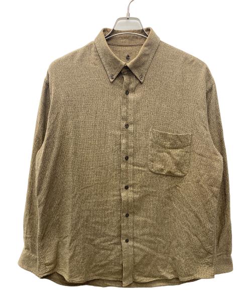 ST JOHN'S BAY（セントジョンズベイ）ST JOHN'S BAY (セントジョンズベイ) 長袖シャツ ベージュ サイズ:Ｌの古着・服飾アイテム