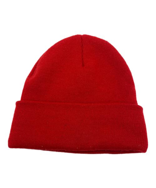 SUPREME（シュプリーム）SUPREME (シュプリーム) ニット帽 レッド サイズ:表記無しの古着・服飾アイテム