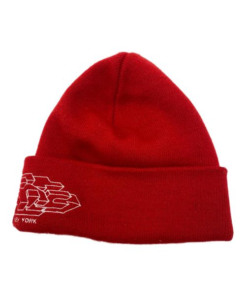 SUPREME（シュプリーム）SUPREME (シュプリーム) ニット帽 レッド サイズ:表記無しの古着・服飾アイテム