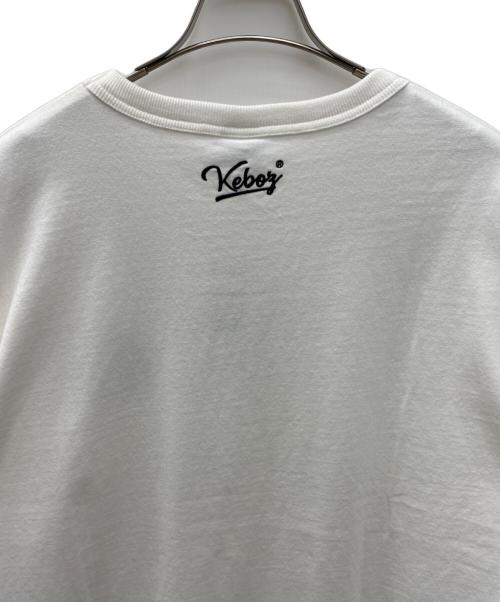 KEBOZ（ケボズ）KEBOZ (ケボズ) CALEE (キャリー) 半袖カットソー ホワイト サイズ:M 未使用品の古着・服飾アイテム