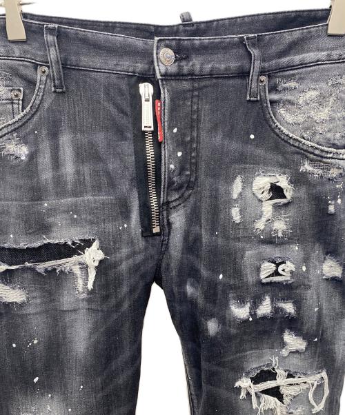 DSQUARED2（ディースクエアード）DSQUARED2 (ディースクエアード) デニムパンツ ブラック サイズ:29の古着・服飾アイテム