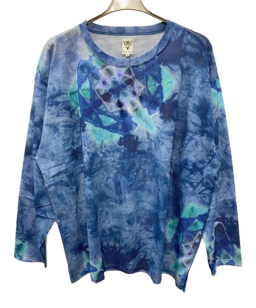 South2 West8（サウスツー ウエストエイト）South2 West8 (サウスツー ウエストエイト) 長袖カットソー ブルー サイズ:Ｌの古着・服飾アイテム