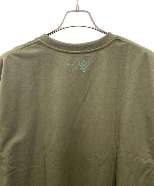 South2 West8（サウスツー ウエストエイト）South2 West8 (サウスツー ウエストエイト) 半袖カットソー オリーブ サイズ:XLの古着・服飾アイテム