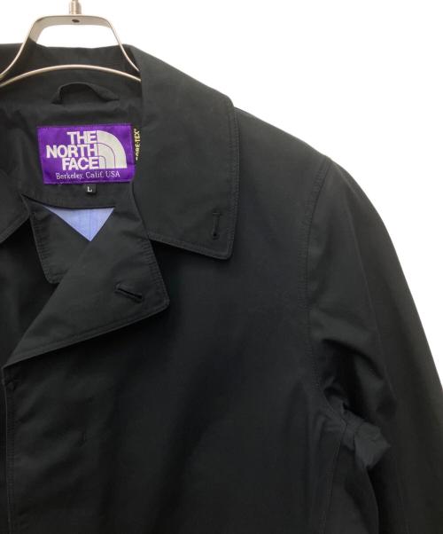 THE NORTHFACE PURPLELABEL（ザ・ノースフェイス パープルレーベル）THE NORTHFACE PURPLELABEL (ザ・ノースフェイス パープルレーベル) ステンカラーコート ブラック サイズ:Lの古着・服飾アイテム