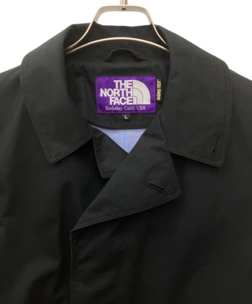 THE NORTHFACE PURPLELABEL（ザ・ノースフェイス パープルレーベル）THE NORTHFACE PURPLELABEL (ザ・ノースフェイス パープルレーベル) ステンカラーコート ブラック サイズ:Lの古着・服飾アイテム