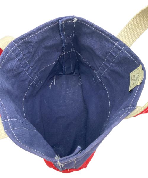L.L.Bean（エルエルビーン）L.L.Bean (エルエルビーン) BEAMS (ビームス) トートバッグ レッド×ネイビーの古着・服飾アイテム