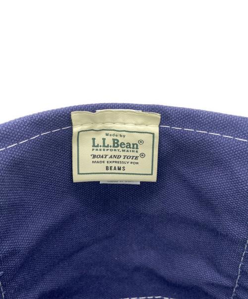 L.L.Bean（エルエルビーン）L.L.Bean (エルエルビーン) BEAMS (ビームス) トートバッグ レッド×ネイビーの古着・服飾アイテム