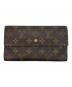 LOUIS VUITTON（ルイ ヴィトン）の古着「ポルトトレゾール・インターナショナル」｜ブラウン