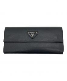 PRADA（プラダ）の古着「長財布」｜ブラック