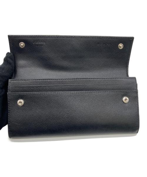 PRADA（プラダ）PRADA (プラダ) 長財布 ブラックの古着・服飾アイテム