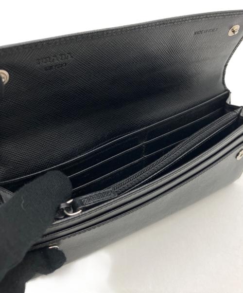 PRADA（プラダ）PRADA (プラダ) 長財布 ブラックの古着・服飾アイテム