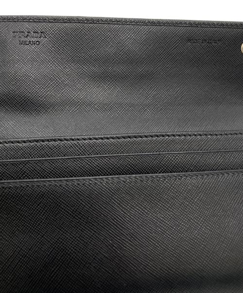 PRADA（プラダ）PRADA (プラダ) 長財布 ブラックの古着・服飾アイテム