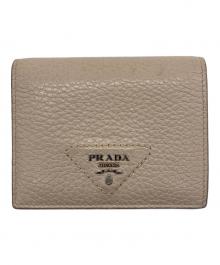 PRADA（プラダ）の古着「2つ折り財布」｜ピンク