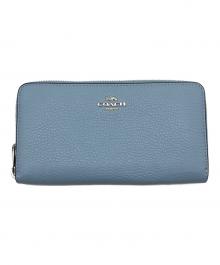 COACH（コーチ）の古着「長財布」｜スカイブルー