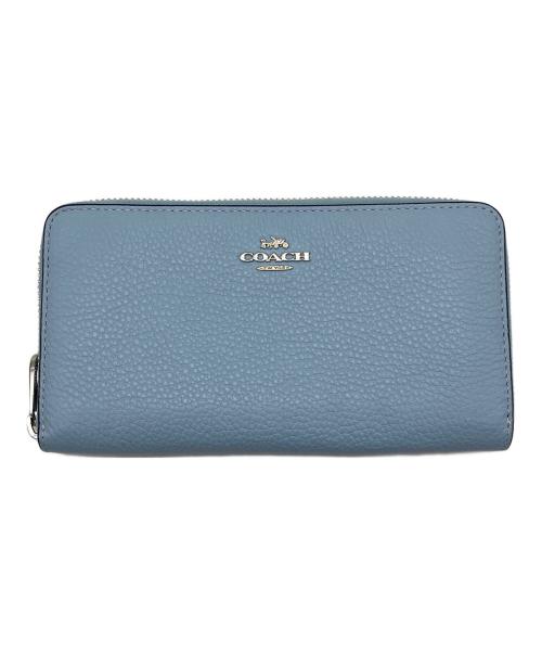 COACH（コーチ）COACH (コーチ) 長財布 スカイブルーの古着・服飾アイテム
