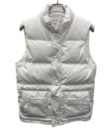 【激レア/別注】カナダグース ウィンザーベスト ホワイトラベル XS 中古・古着通販】CANADA GOOSE (カナダグース) ダウンベスト ホワイト