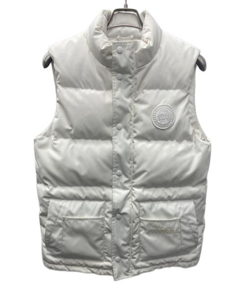 CANADA GOOSE（カナダグース）CANADA GOOSE (カナダグース) ダウンベスト ホワイト サイズ:XSの古着・服飾アイテム