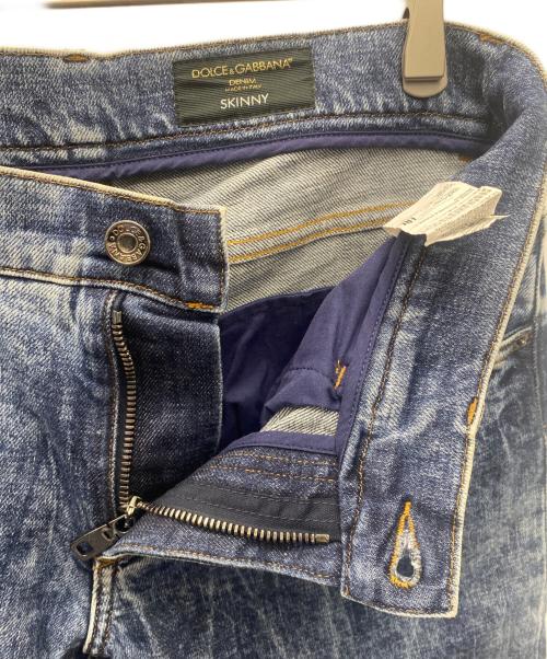 DOLCE & GABBANA（ドルチェ＆ガッバーナ）DOLCE & GABBANA (ドルチェ＆ガッバーナ) デニムパンツ インディゴ サイズ:46の古着・服飾アイテム