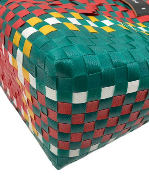 MARNI（マルニ）MARNI (マルニ) トートバッグ グリーン×レッド×イエローの古着・服飾アイテム