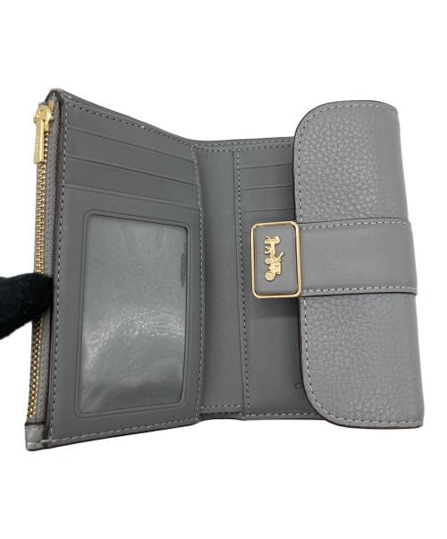COACH（コーチ）COACH (コーチ) 3つ折り財布 グレーの古着・服飾アイテム