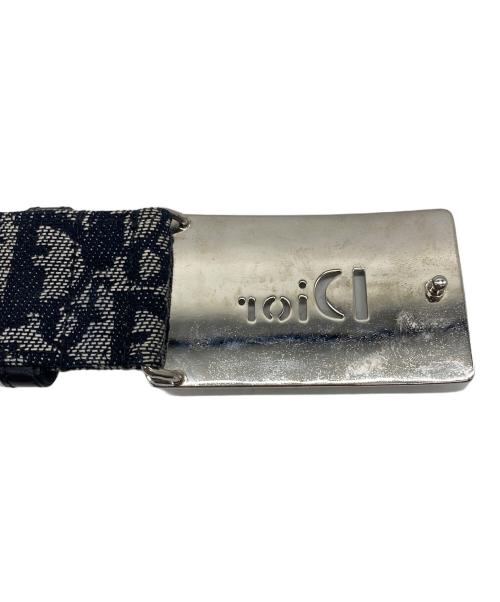 Christian Dior（クリスチャン ディオール）Christian Dior (クリスチャン ディオール) ベルト ブラック×ベージュの古着・服飾アイテム