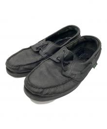 PARABOOT（パラブーツ）の古着「デッキシューズ」｜ブラック