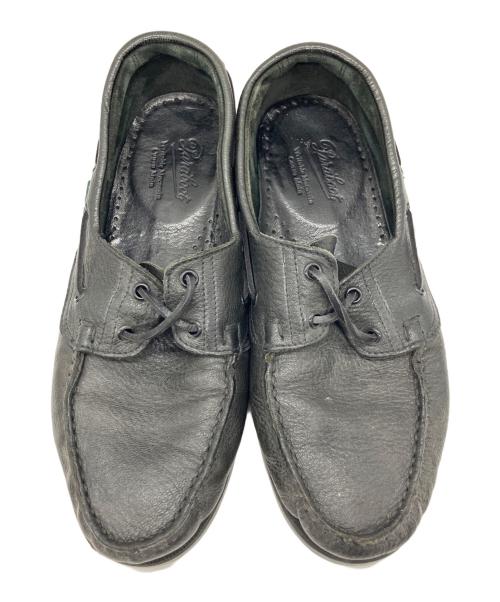 PARABOOT（パラブーツ）PARABOOT (パラブーツ) デッキシューズ ブラック サイズ:26の古着・服飾アイテム