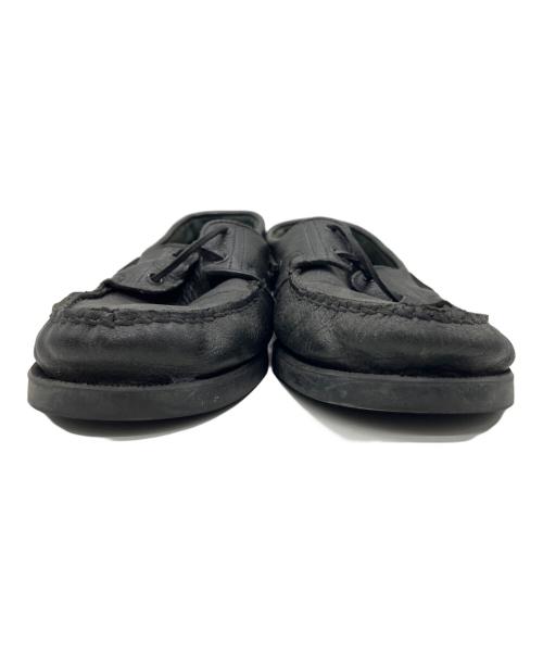 PARABOOT（パラブーツ）PARABOOT (パラブーツ) デッキシューズ ブラック サイズ:26の古着・服飾アイテム