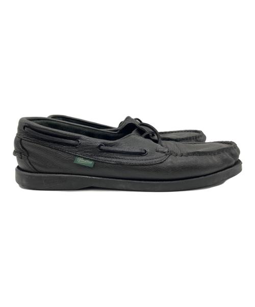 PARABOOT（パラブーツ）PARABOOT (パラブーツ) デッキシューズ ブラック サイズ:26の古着・服飾アイテム